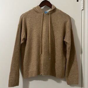 CeCe Women's Brown Knit Hoodie Size S